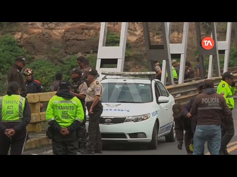 Policía investiga relación entre suicidio en el puente del río Chiche y femicidio en Sangolquí