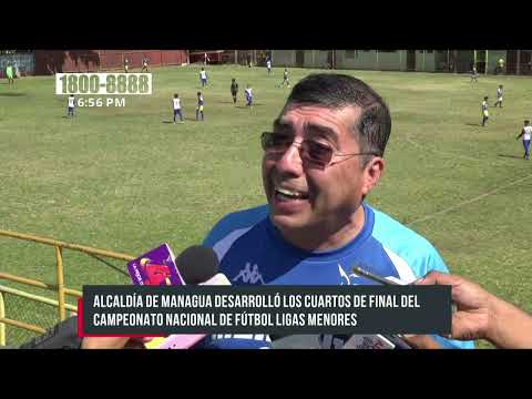 Alcaldía de Managua realiza Campeonato Nacional de Fútbol ligas menores - Nicaragua