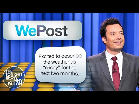 WePost: Waiting for a Flight, Rocking Chairs | The Tonight Show Starring Jimmy Fallon