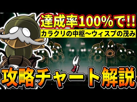 【シルクソング】全エンディングを見て達成率100%でクリアする攻略チャート解説#5(カラクリの中枢/囁きの貯蔵庫/ウィスプの茂み)【Hollow Knight:Silksong】