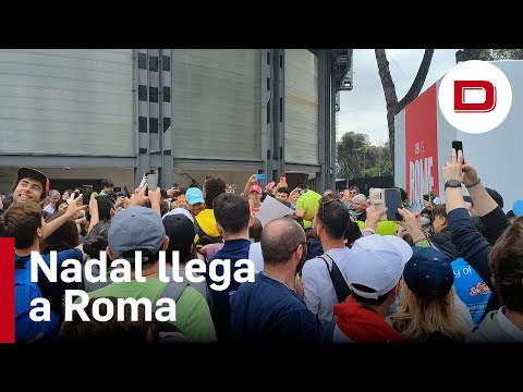 Imágenes de la llegada de Nadal a Roma