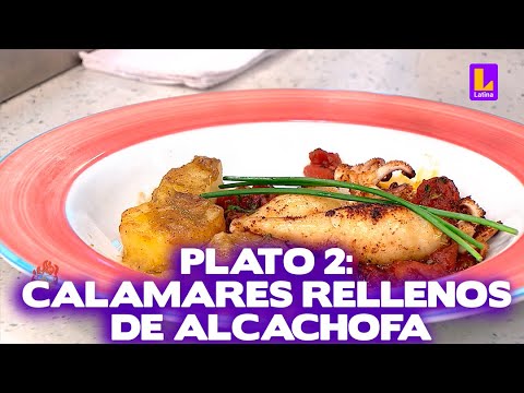 El Gran Chef Famosos PROGRAMA 27 de marzo | Plato dos: Calamares rellenos de alcachofa | LATINA