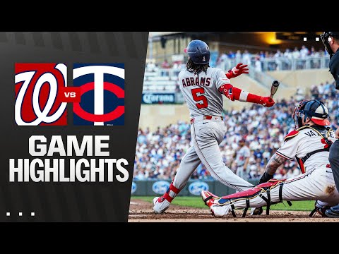 Nationals vs. Twins Game Highlights (7/26/25) | MLB Highlights