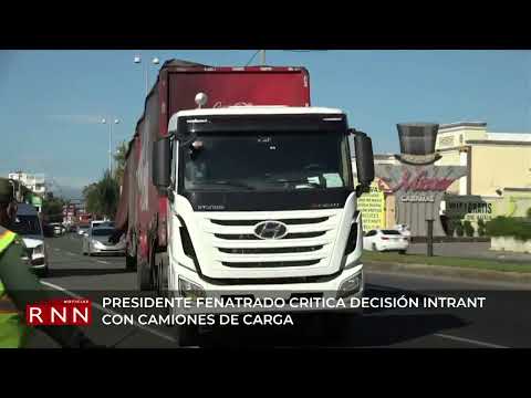 Fenatrado critica decisión Intrant con camiones de carga
