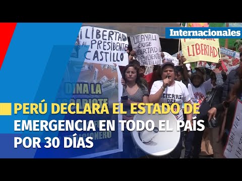 Perú declara el estado de emergencia en todo el país por 30 días