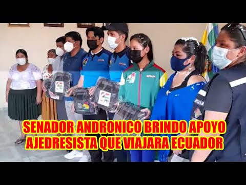 SENADOR ANDRONICO RODRIGUEZ PARTICIPA EN LA ENTREGA DE INCENTIVO A LA AJEDRESISTA LUZ NEYDA SOLIS..