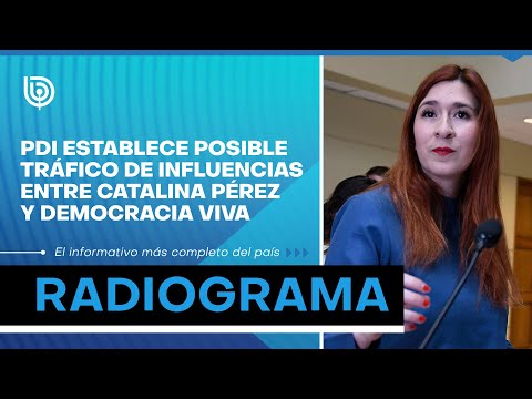 PDI establece posible tráfico de influencias entre Catalina Pérez y Democracia Viva