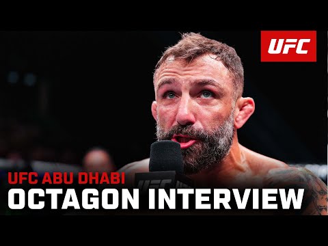 Michael Chiesa Octagon Interview | UFC Abu Dhabi