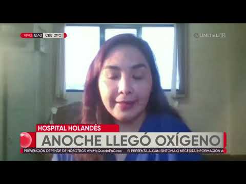 Llega oxígeno al Hospital Holandés en El Alto, pero solo durará una semana