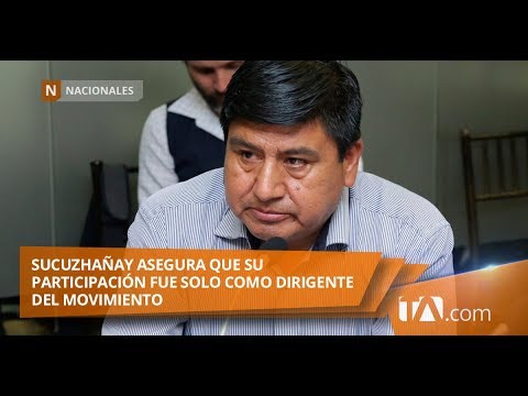 Carlos Sucuzhañay rindió versión por secuestro en protestas de octubre Teleamazonas