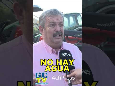 NO HAY AGUA para el campo Rafael Hernández (COAG CANARIAS) sobre crisis de agricultura