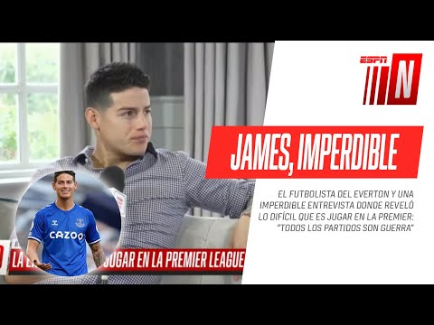 #James, IMPERDIBLE: En Inglaterra todos los partidos son guerra