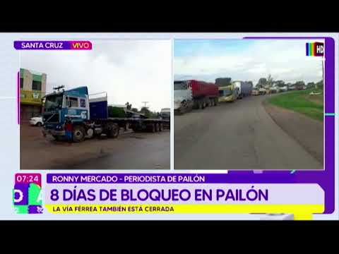 La carretera a Pailón está bloqueada
