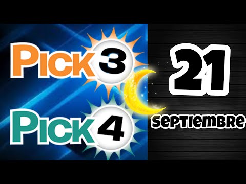 Resultado PICK 3 Y PICK 4 NOCHE Sabado 21 de Septiembre de 2024