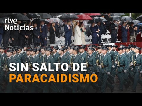 FIESTA NACIONAL: La LLUVIA, gran PROTAGONISTA, OBLIGA a CANCELAR la EXHIBICIÓN AÉREA | RTVE