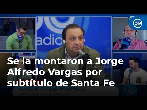 Se la montaron a Jorge Alfredo Vargas por subtítulo de Santa Fe en vivo: le sacaron memes