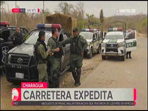 02092022   JORGE SILVA   85 POLICIAS EN VIGILIA PARA MANTENER EXPEDITA LA CARRETERA A CHARAGUA   UNI