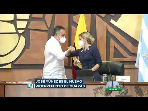 José Yúñez es el nuevo viceprefecto de Guayas