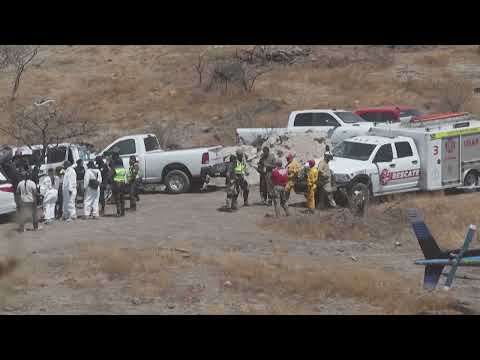 Autoridades mexicanas confirman que restos hallados en bolsas son de ocho jóvenes desaparecidos