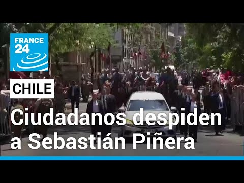 Chile dio el último adiós al expresidente Sebastián Piñera • FRANCE 24 Español