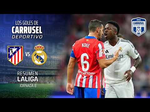 El derbi madrileño se manchó de polémica - Resumen de goles del Atlético de Madrid 1-1 Real Madrid