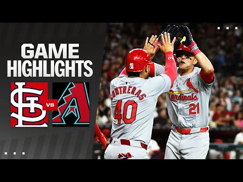 Cardinal vs. D-backs Game Highlights (4/12/24) | MLB Highlights