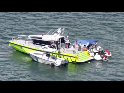 Person hurt in Biscayne Bay personal watercraft crash in Biscayne Bay