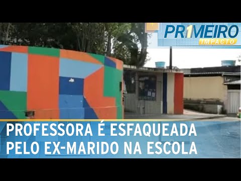 Professora é esfaqueada pelo ex-marido em entrada de escola, no Recife | Primeiro Impacto (22/08/24)