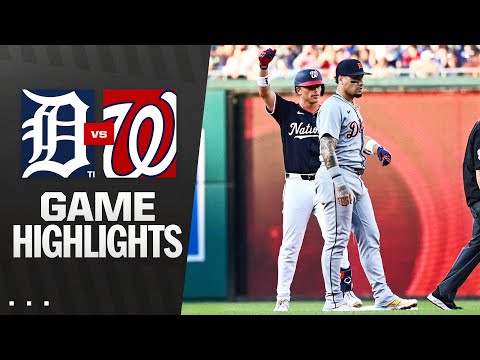 Tigers vs. Nationals Game Highlights (7/3/25) | MLB Highlights