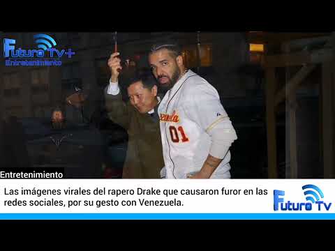 Las imágenes virales del rapero Drake que causaron furor en las redes, por su gesto con Venezuela