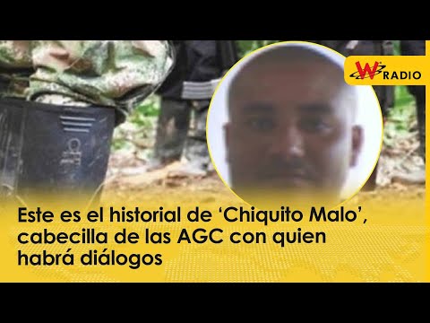 Este es el historial de ‘Chiquito Malo’, cabecilla de las AGC con quien habrá diálogos