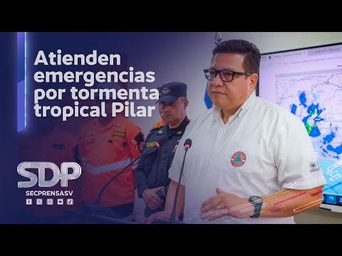 Gobierno atiende emergencias por tormenta tropical Pilar