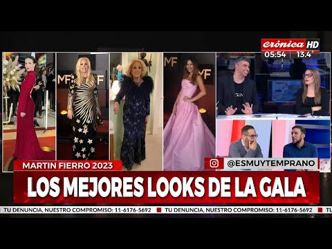 Martín Fierro 2023: los mejores looks de la gala