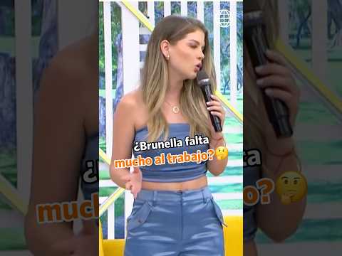 AMÉRICA HOY | ¿Brunella falta mucho al tabajo? | #shorts