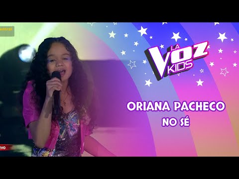 Oriana Pacheco | No sé | Conciertos en vivo| Temporada 2022 | La Voz Kids