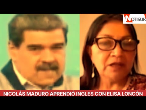 Nicolás Maduro aprendió a hablar inglés con Elisa Loncón