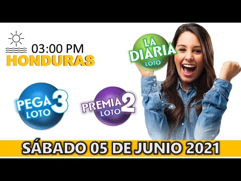 Sorteo 03 PM Loto Honduras, La Diaria, Pega 3, Premia 2, sábado 05 de junio 2021 | ? ? ??  GANAMOS
