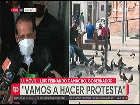 15072022   GOBERNADOR CRUCEÑO ANUNCIA PROTESTAS POR LA POSTERGACION DEL CENSO   UNITEL