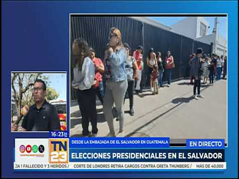 Salvadoreños que residen en Guatemala emiten su voto en la Embajada de El Salvador