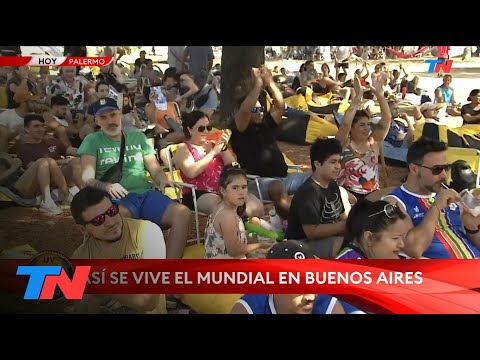 PALERMO I FAN FEST: Porteños e hinchas de todo el mundo disfrutan el Mundial al aire libre
