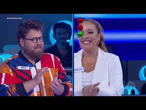 'Acerte ou Caia!': Ben Ludmer impede Renata Dominguez de chegar ao prémio