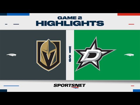 NHL Game 2 Highlights | Golden Knights vs. Stars - April 24, 2024