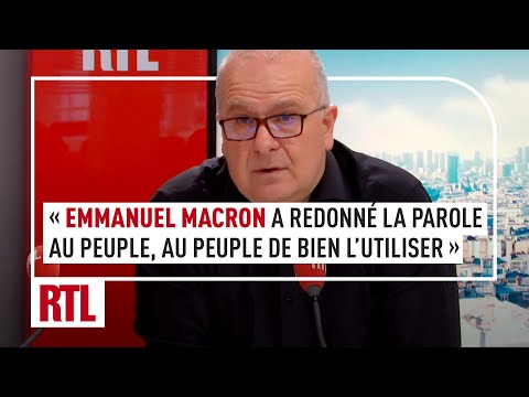 Emmanuel Macron a redonné la parole au peuple, au peuple de bien l'utiliser