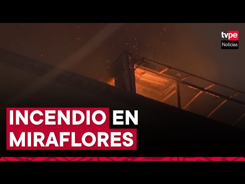 Miraflores: incendio de proporciones en edificio de 17 pisos generó pánico en vecinos