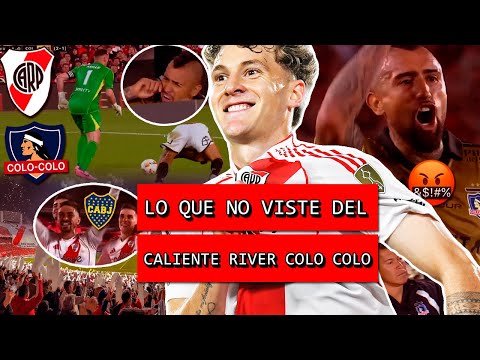 Lo que NO viste del TRIUNFO de RIVER vs COLO COLO | Pelea y burla a Vidal, hinchas y festejos a Boca