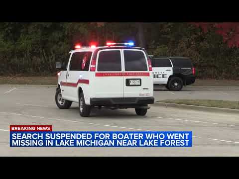 Boater missing in Lake Michigan, north suburban officials say