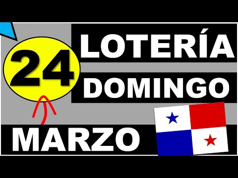 Resultados Sorteo Loteria Domingo 24 de Marzo 2024 Loteria Nacional de Panama Sorteo Dominical d Hoy