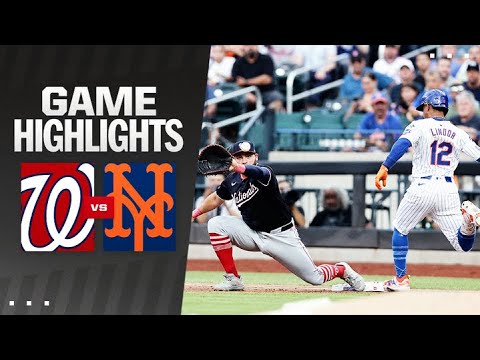 Nationals vs. Mets Game Highlights (7/9/24) | MLB Highlights