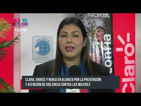Claro, uniRSE y Nokia en alianza por «No Estoy Sola» - Nicaragua