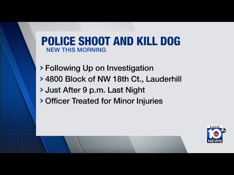 Police shoot and kill dog in Lauderhill